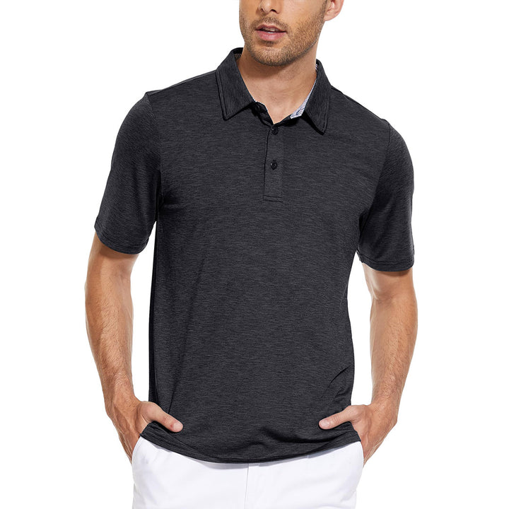 Men's Casual Polo Shirts Quick Dry 3 Buttons - Men's Polo Shirts