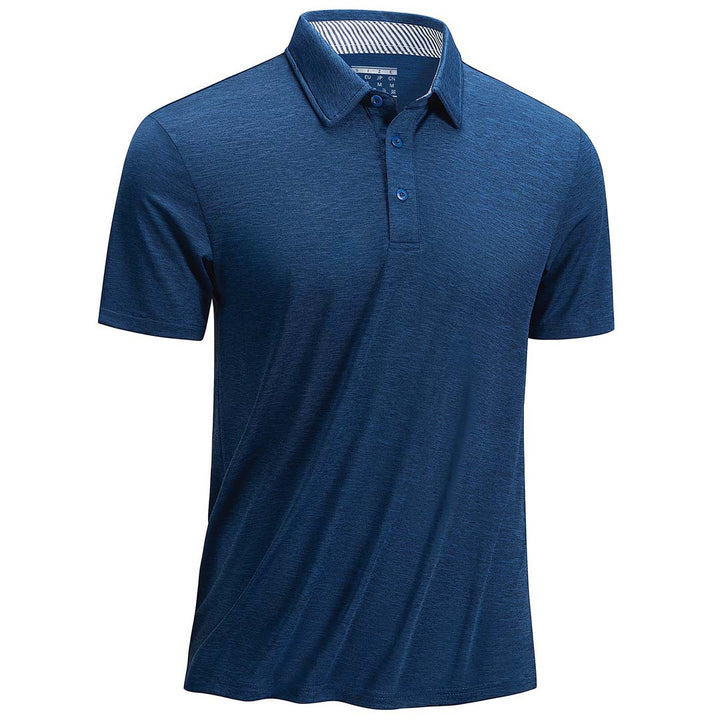 Men's Casual Polo Shirts Quick Dry 3 Buttons - Men's Polo Shirts