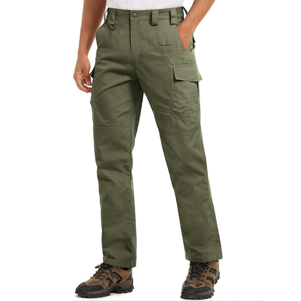 Men's 9 Pockets Ripstop Water Repellent Tactical Pants - Fall Winter 2022