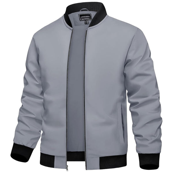 Men's Casual Lightweight Bomber Jacket - Men's Jackets