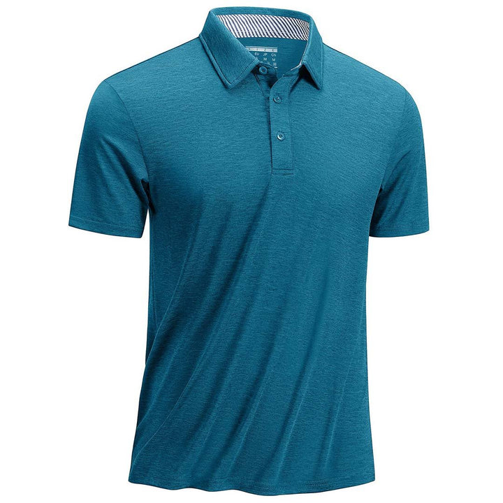 Men's Casual Polo Shirts Quick Dry 3 Buttons - Men's Polo Shirts