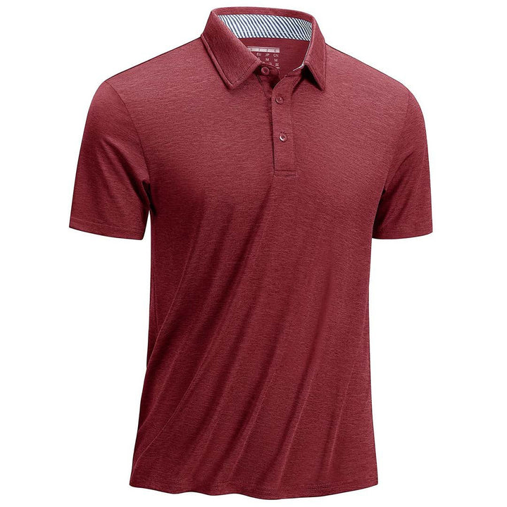 Men's Casual Polo Shirts Quick Dry 3 Buttons - Men's Polo Shirts