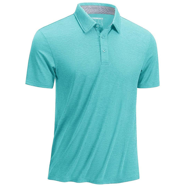 Men's Casual Polo Shirts Quick Dry 3 Buttons - Men's Polo Shirts