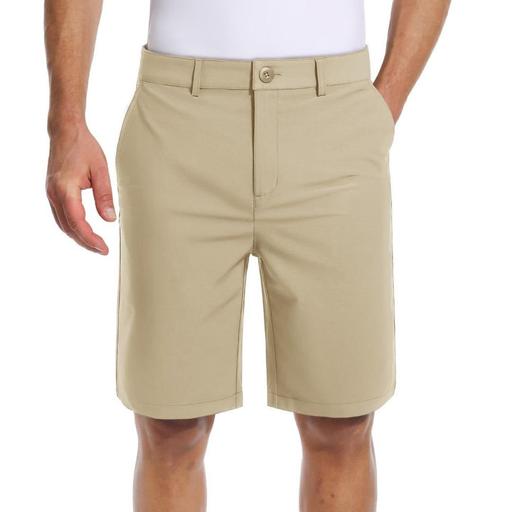 Men's Golf Quick Dry Casual Flat Front Shorts with 4 Pockets - 