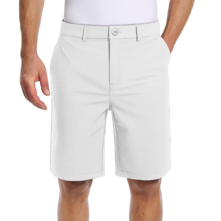 Men's Golf Quick Dry Casual Flat Front Shorts with 4 Pockets - 