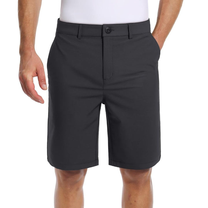 Men's Golf Quick Dry Casual Flat Front Shorts with 4 Pockets - 