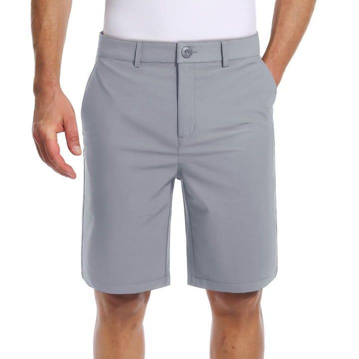 Men's Golf Quick Dry Casual Flat Front Shorts with 4 Pockets - 