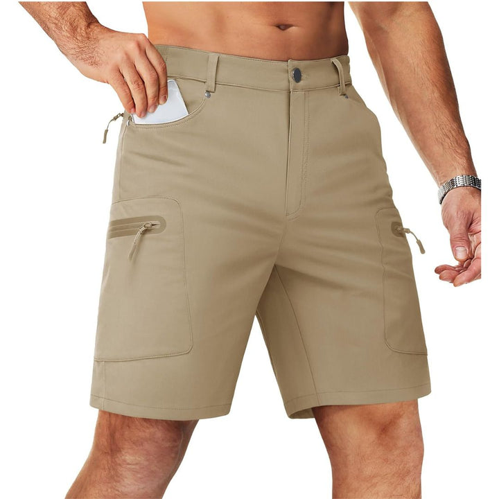 Men's Hiking Cargo Shorts with Zipper Pockets - Men's Cargo Shorts