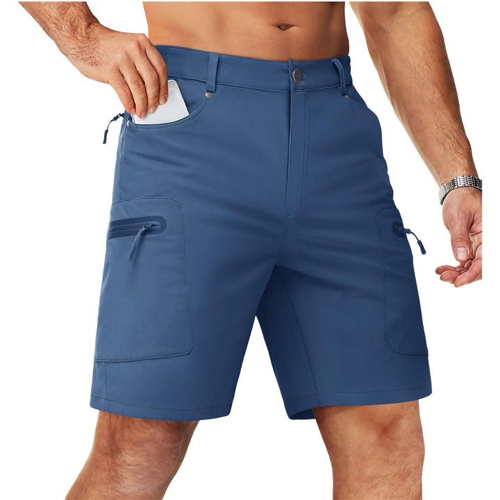 Men's Hiking Cargo Shorts with Zipper Pockets - Men's Cargo Shorts