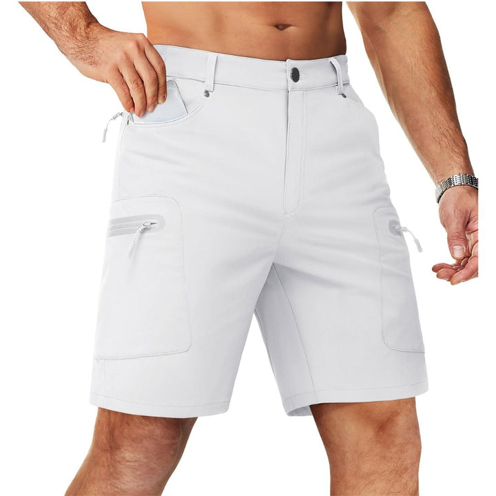 Men's Hiking Cargo Shorts with Zipper Pockets - Men's Cargo Shorts