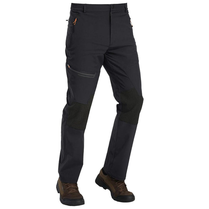 Men's Hiking Fleece Lined Reinforced Knees Softshell Pants - Fall Winter 2022