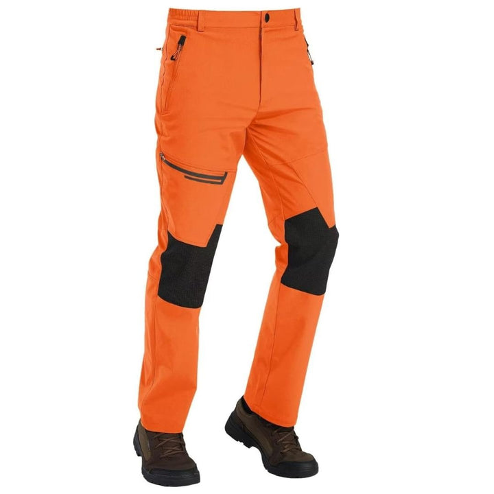 Men's Hiking Fleece Lined Reinforced Knees Softshell Pants - Fall Winter 2022