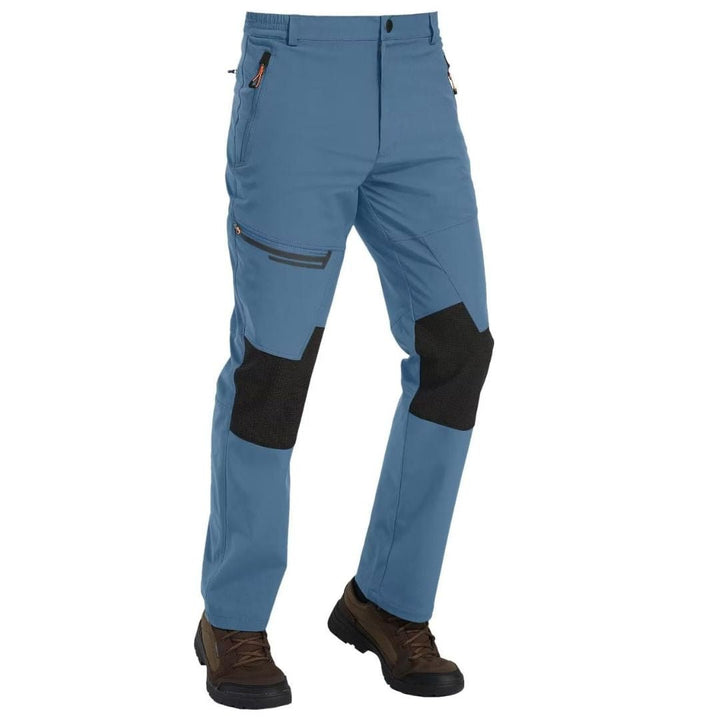 Men's Hiking Fleece Lined Reinforced Knees Softshell Pants - Fall Winter 2022