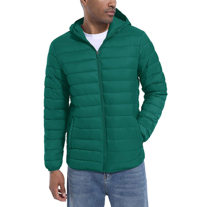 Men's Hooded Puffer Water - Repellent Down Alternative Jacket - Men's Jackets