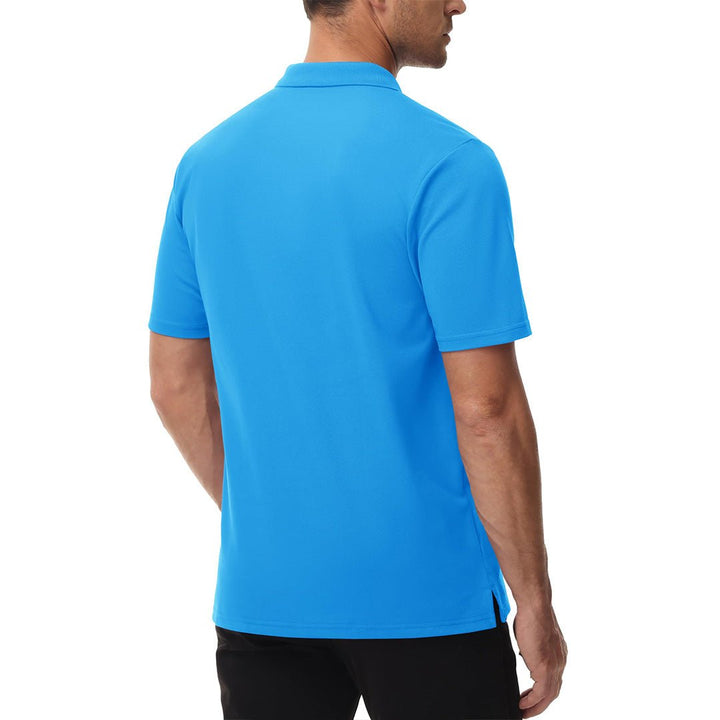 Men's Moisture Wicking Golf Polo Shirts with Pocket - Men's Polo Shirts