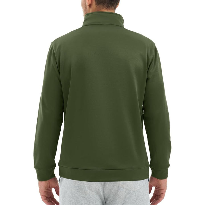 Men's Quarter Zip Pullover Sweatshirts Lightweight Fleece Lined - Men's Sweatshirts