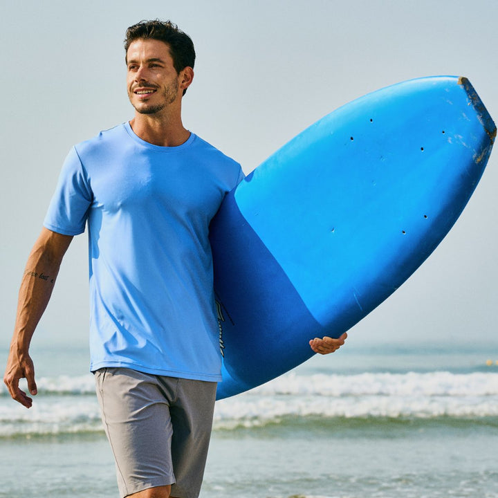 Men's Quick - Dry Sun Protection Rash Guard T-Shirts - Men's Sun Protective Shirts