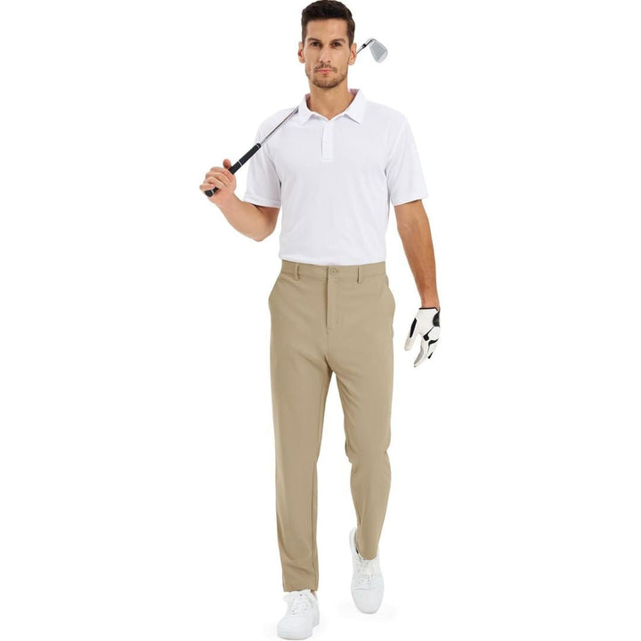 Men's Stretch Golf Pants Lightweight Classic Fit - Men's Pants