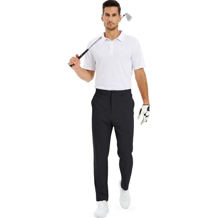 Men's Stretch Golf Pants Lightweight Classic Fit - Men's Pants