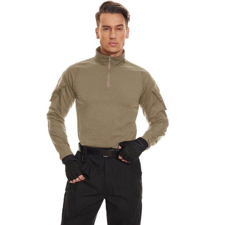 Men's Tactical 1/4 Zip Assault Design Combat Shirt - Fall Winter 2022