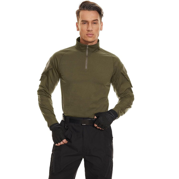 Men's Tactical 1/4 Zip Assault Design Combat Shirt - Fall Winter 2022