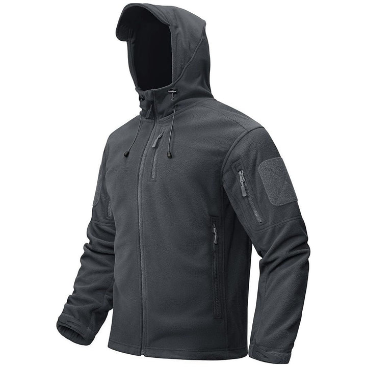 Men's Tactical Fleece Jacket Hoodie with 6 Pockets Winter Warm Coats - Fall Winter 2022