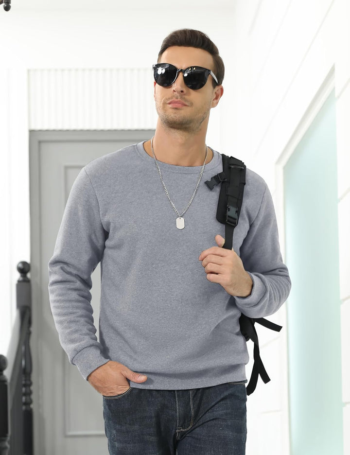 Men's Uncw Sweatshirts Vintage Crewneck Winter Active Warm Outdoor - Fall Winter 2022