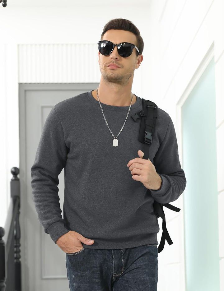 Men's Uncw Sweatshirts Vintage Crewneck Winter Active Warm Outdoor - Fall Winter 2022