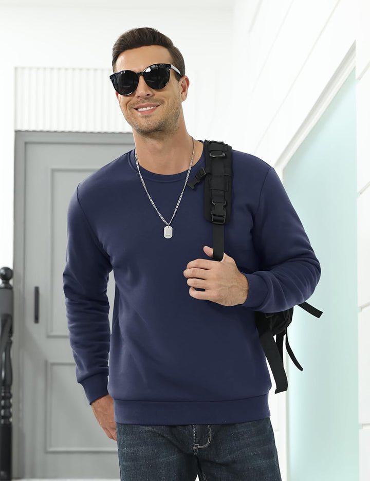 Men's Uncw Sweatshirts Vintage Crewneck Winter Active Warm Outdoor - Fall Winter 2022