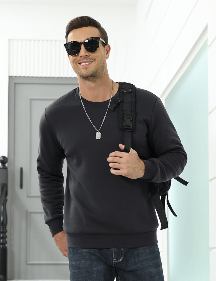 Men's Uncw Sweatshirts Vintage Crewneck Winter Active Warm Outdoor - Fall Winter 2022