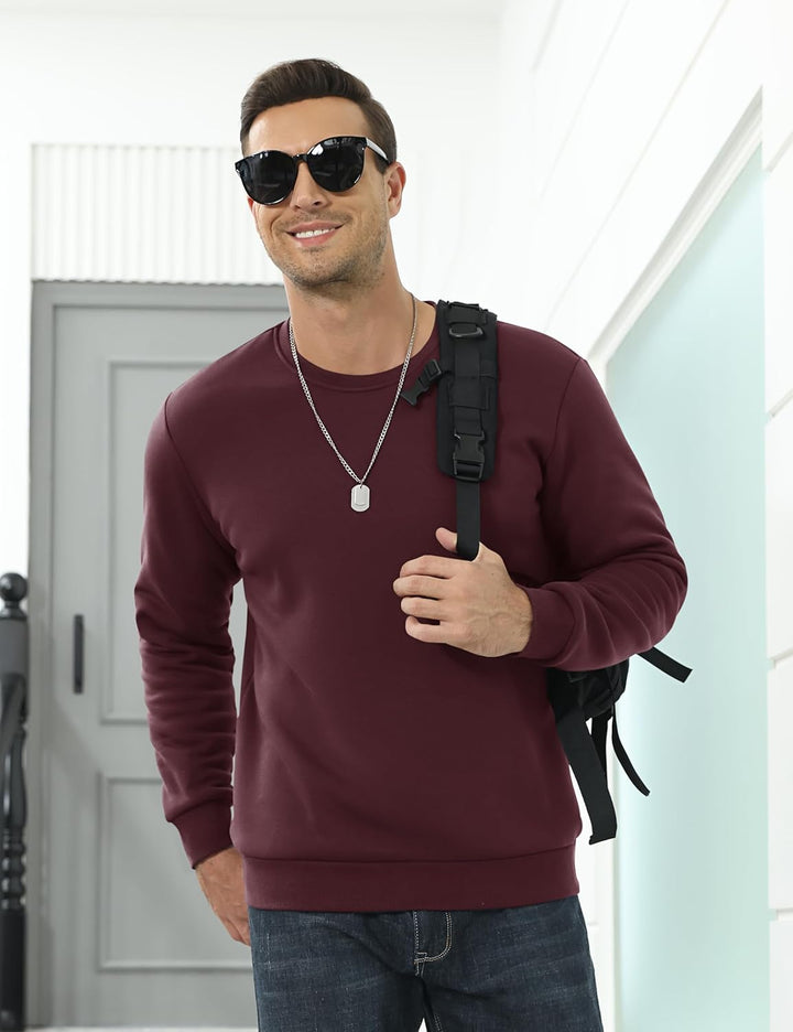 Men's Uncw Sweatshirts Vintage Crewneck Winter Active Warm Outdoor - Fall Winter 2022