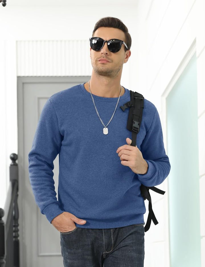 Men's Uncw Sweatshirts Vintage Crewneck Winter Active Warm Outdoor - Fall Winter 2022