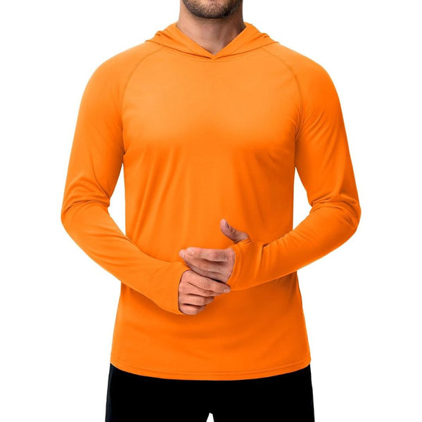 Men's UPF 50+ Sun Protective Athletic Rash Guard Shirts - Men's Running Shirts