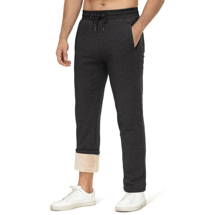 Men's Winter Fleece Sherpa Lined Sweatpants Thicken Warm Jogger Pants - Fall Winter 2022