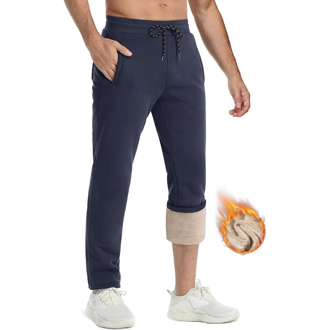 Men's sherpa lined sweatpants online