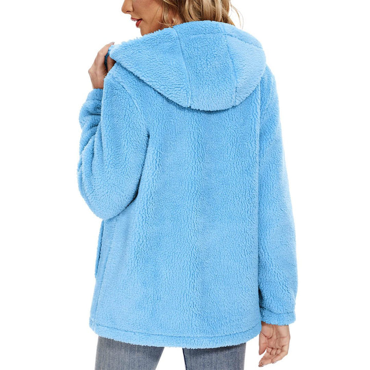 Women's Fuzzy Sherpa Fleece Fluffy Jackets - Women's Jackets