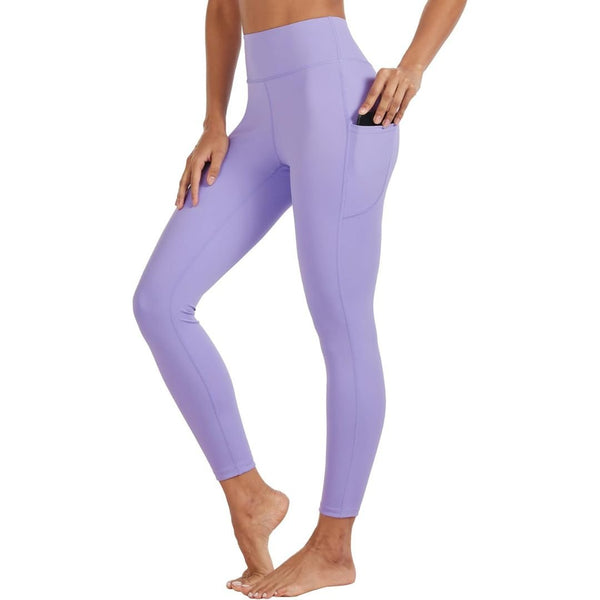 Women's High Waisted Leggings with Pockets Tummy Control Yoga Pants - Women's Pants