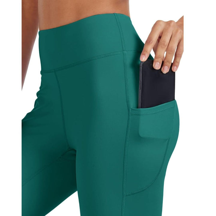 Women's High Waisted Leggings with Pockets Tummy Control Yoga Pants - Women's Pants