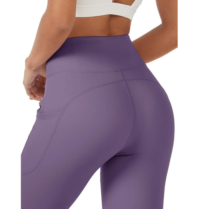 Women's High Waisted Leggings with Pockets Tummy Control Yoga Pants - Women's Pants