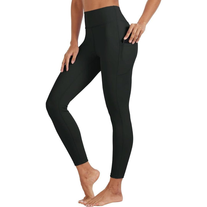 Women's High Waisted Leggings with Pockets Tummy Control Yoga Pants - Women's Pants