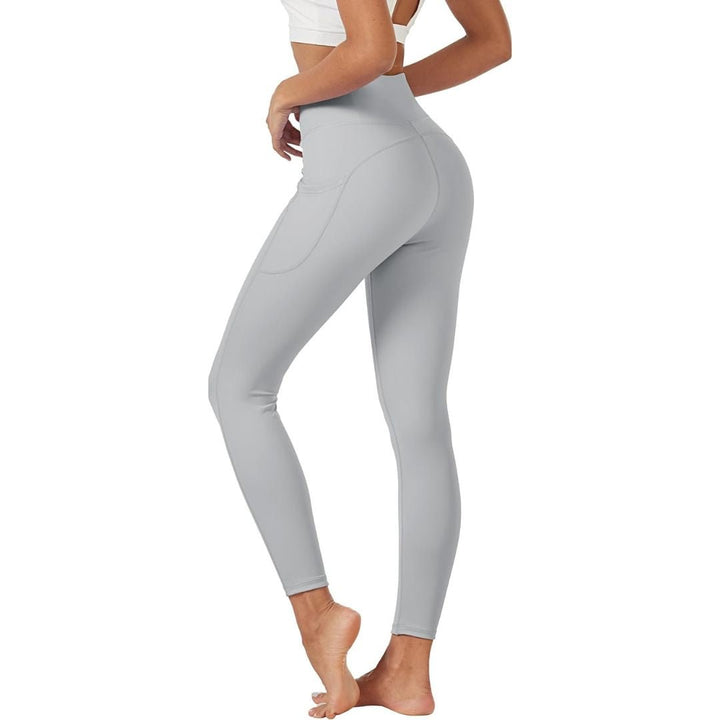 Women's High Waisted Leggings with Pockets Tummy Control Yoga Pants - Women's Pants