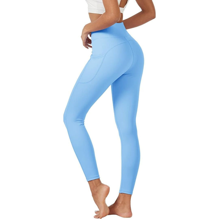 Women's High Waisted Leggings with Pockets Tummy Control Yoga Pants - Women's Pants