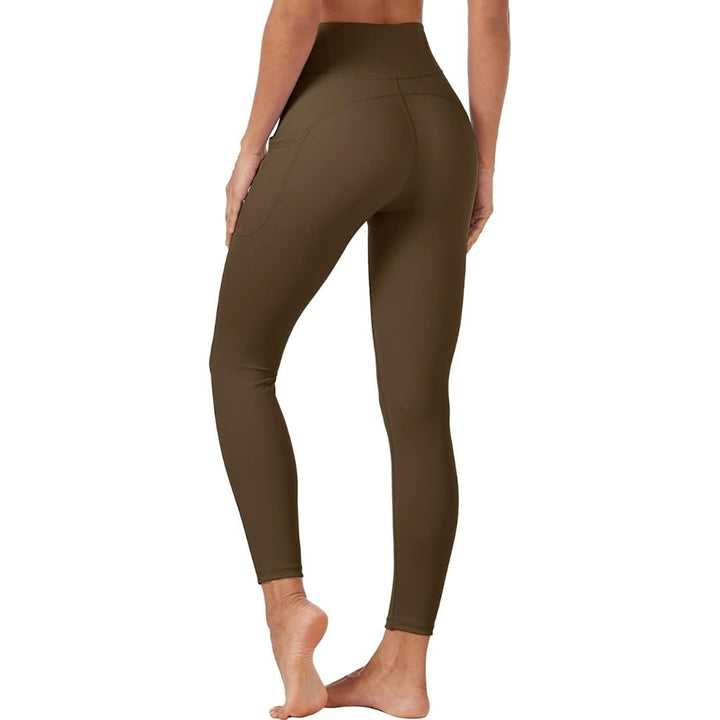 Women's High Waisted Leggings with Pockets Tummy Control Yoga Pants - Women's Pants