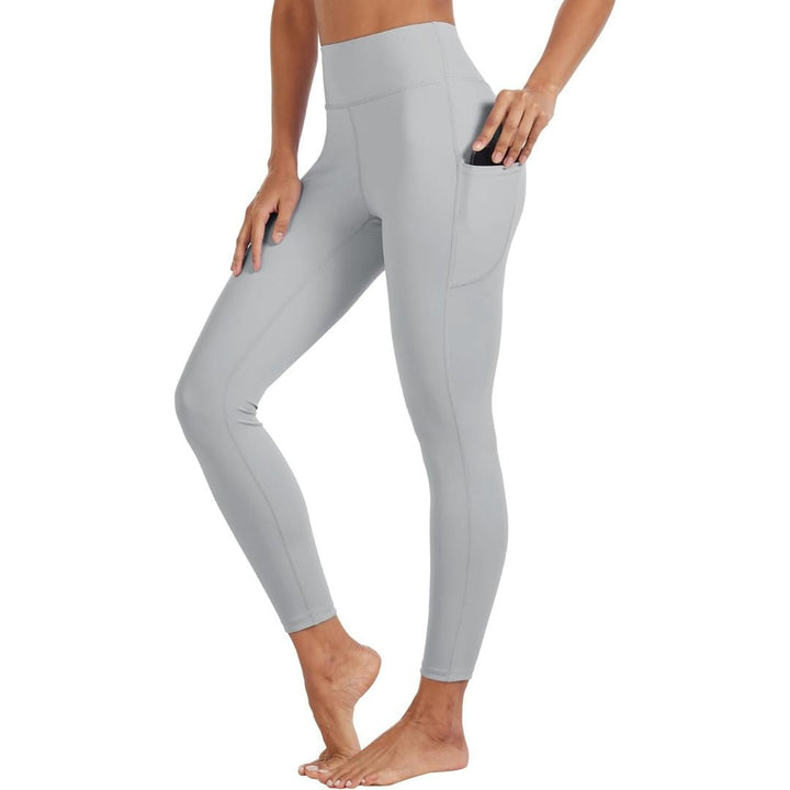 Women's High Waisted Leggings with Pockets Tummy Control Yoga Pants - Women's Pants