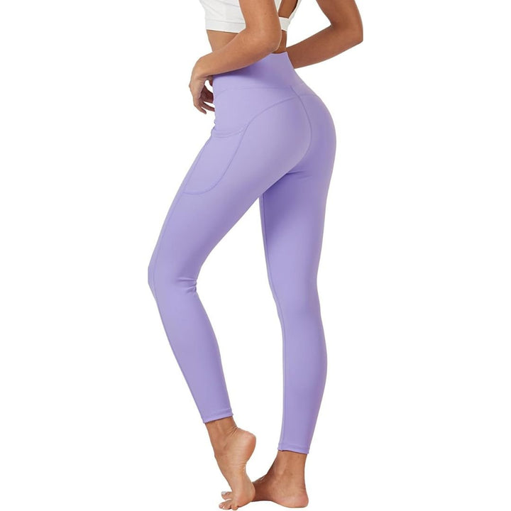 Women's High Waisted Leggings with Pockets Tummy Control Yoga Pants - Women's Pants