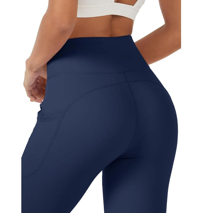 Women's High Waisted Leggings with Pockets Tummy Control Yoga Pants - Women's Pants