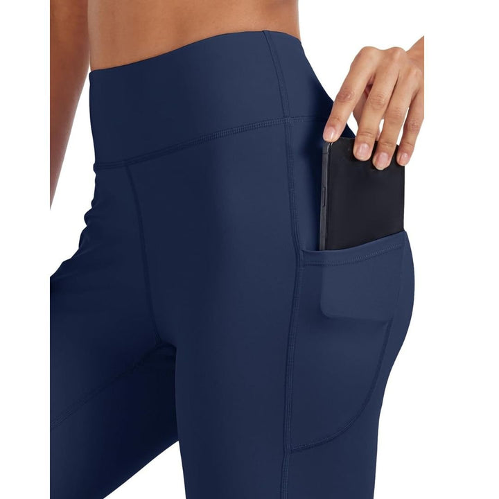 Women's High Waisted Leggings with Pockets Tummy Control Yoga Pants - Women's Pants