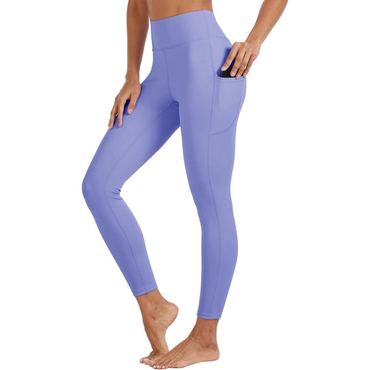 Women's High Waisted Leggings with Pockets Tummy Control Yoga Pants - Women's Pants