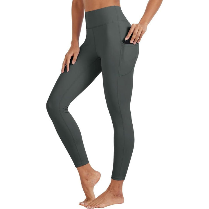 Women's High Waisted Leggings with Pockets Tummy Control Yoga Pants - Women's Pants