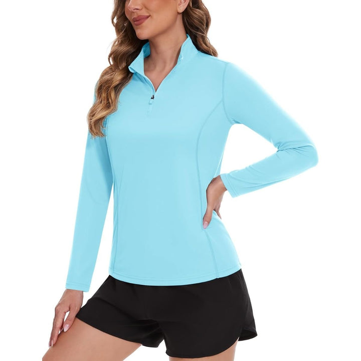 Women's Sun Protection Hiking Golf Shirts Long Sleeve - Women's Shirts